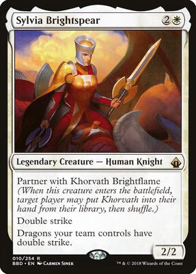 Sylvia Brightspear card from Battlebond