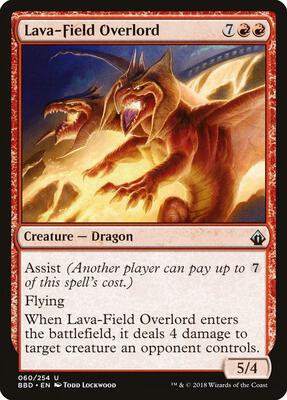 Lava-Field Overlord card from Battlebond