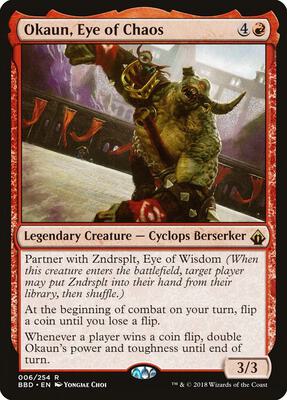 Okaun, Eye of Chaos card from Battlebond
