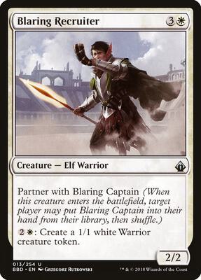 Blaring Recruiter card from Battlebond