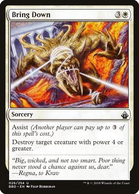 Bring Down card from Battlebond