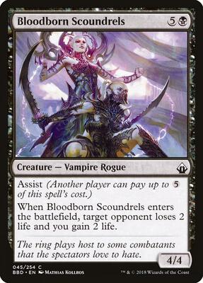 Bloodborn Scoundrels card from Battlebond
