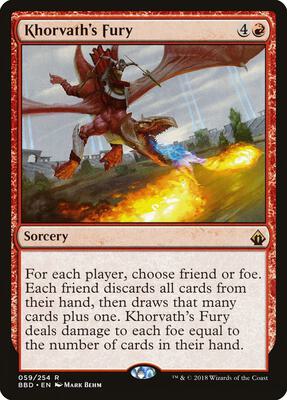 Khorvath's Fury card from Battlebond