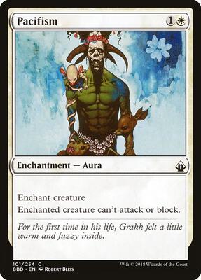 Pacifism card from Battlebond