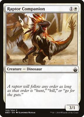 Raptor Companion card from Battlebond