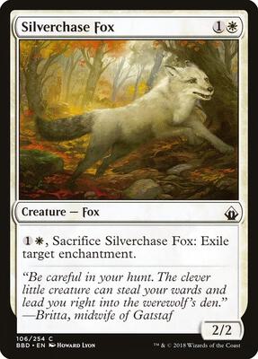 Silverchase Fox card from Battlebond