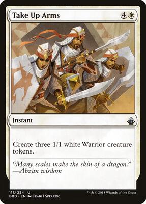 Take Up Arms card from Battlebond