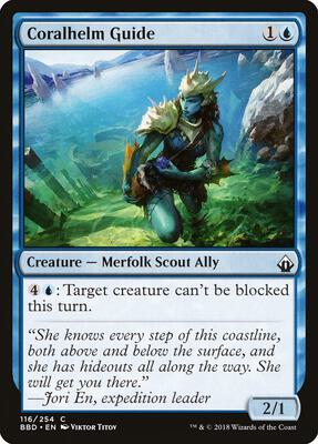 Coralhelm Guide card from Battlebond