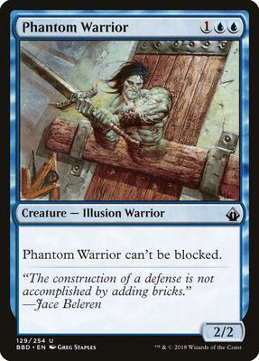 Phantom Warrior card from Battlebond