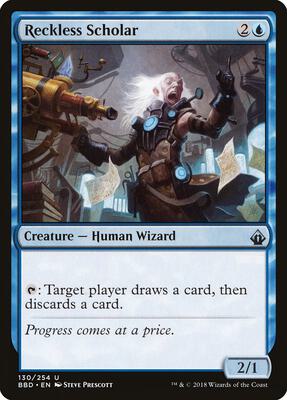 Reckless Scholar card from Battlebond