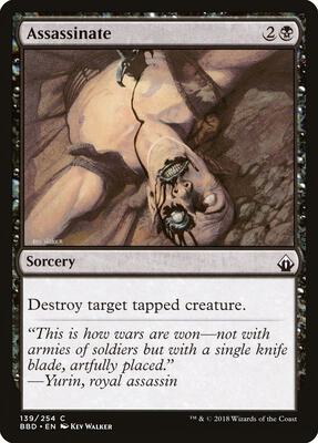 Assassinate card from Battlebond