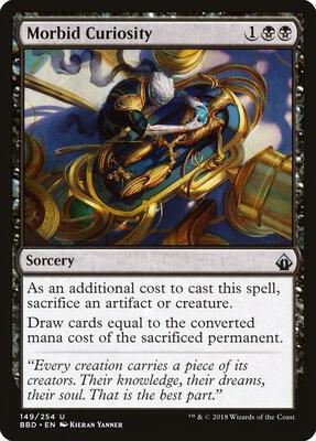 Morbid Curiosity card from Battlebond