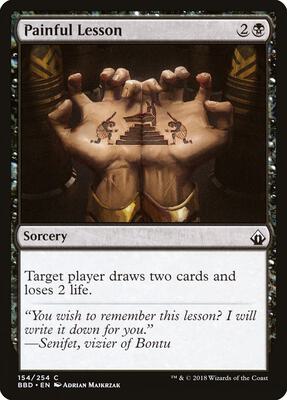 Painful Lesson card from Battlebond