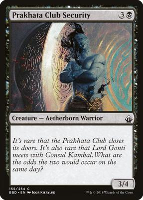 Prakhata Club Security card from Battlebond