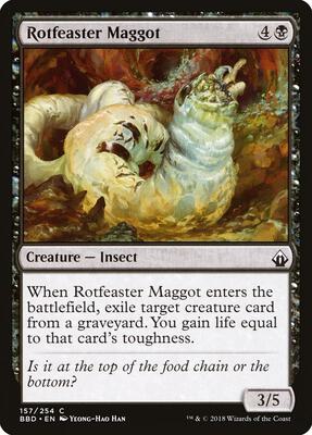 Rotfeaster Maggot card from Battlebond
