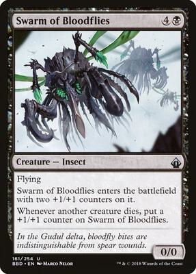 Swarm of Bloodflies card from Battlebond