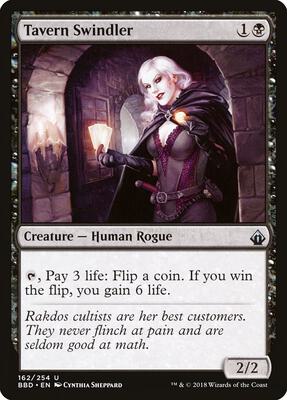 Tavern Swindler card from Battlebond