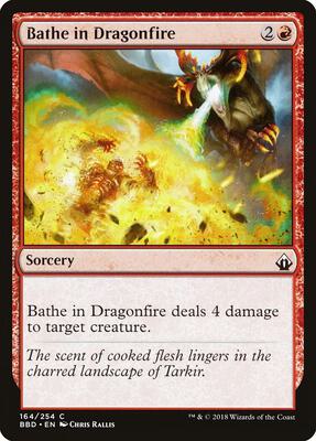 Bathe in Dragonfire card from Battlebond