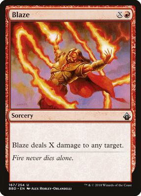 Blaze card from Battlebond