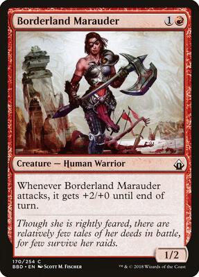 Borderland Marauder card from Battlebond