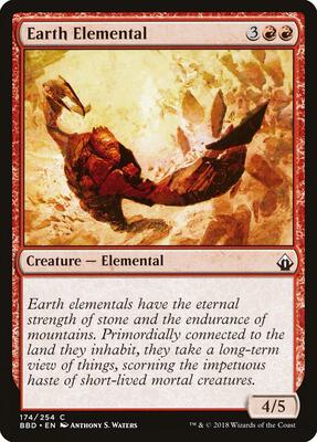 Earth Elemental card from Battlebond