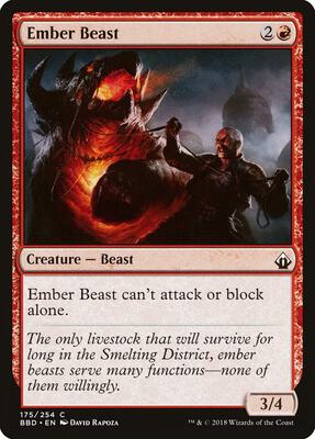 Ember Beast card from Battlebond