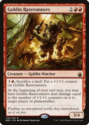 Goblin Razerunners card from Battlebond