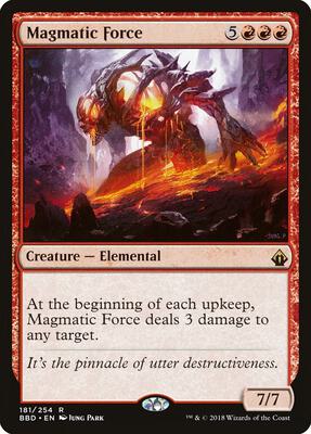 Magmatic Force card from Battlebond