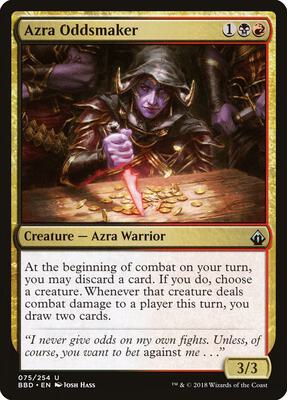 Azra Oddsmaker card from Battlebond