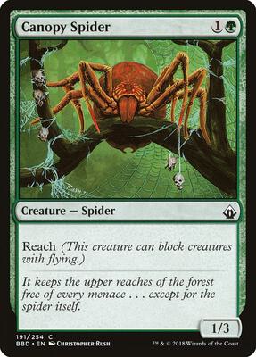 Canopy Spider card from Battlebond