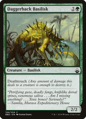 Daggerback Basilisk card from Battlebond