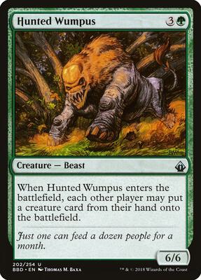 Hunted Wumpus card from Battlebond