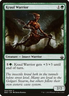 Kraul Warrior card from Battlebond