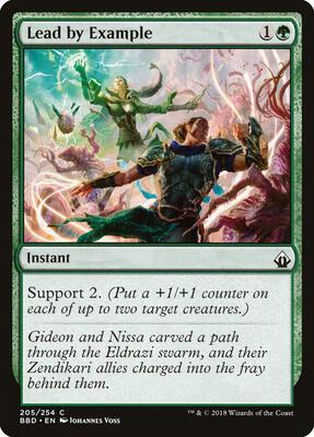 Lead by Example card from Battlebond