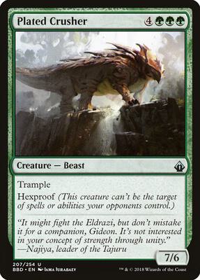 Plated Crusher card from Battlebond