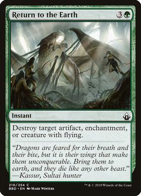 Return to the Earth card from Battlebond
