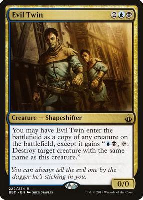 Evil Twin card from Battlebond