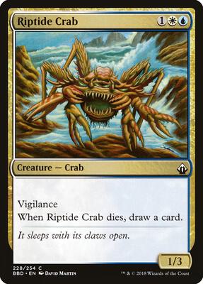 Riptide Crab card from Battlebond