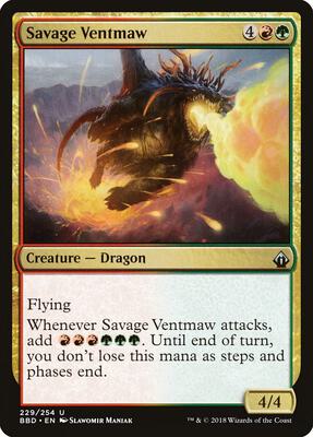Savage Ventmaw card from Battlebond