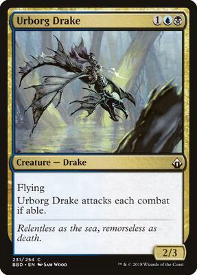 Urborg Drake card from Battlebond
