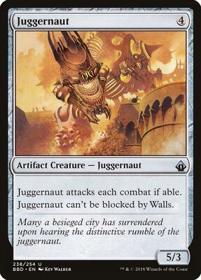 Juggernaut card from Battlebond