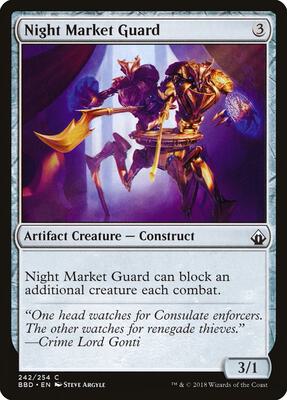 Night Market Guard card from Battlebond