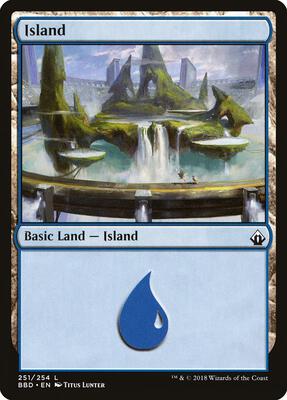 Island card from Battlebond