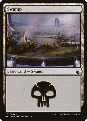 Swamp card from Battlebond