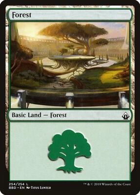 Forest card from Battlebond