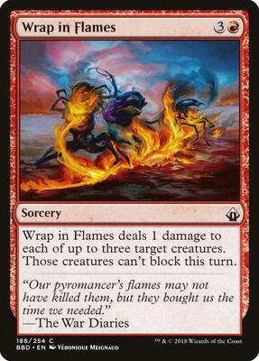 Wrap in Flames card from Battlebond