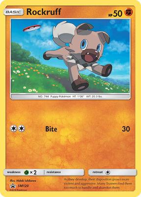 Rockruff - SM120 card from SM Promos