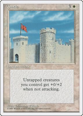 Castle card from Fourth Edition