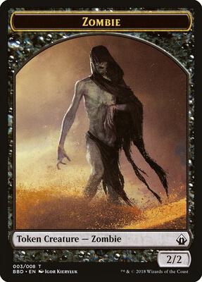 Zombie Token card from Battlebond