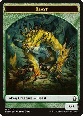 Beast Token card from Battlebond